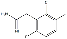 2-(2-chloro-6-fluoro-3-methylphenyl)acetamidine Struktur
