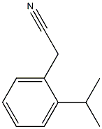 2-(2-isopropylphenyl)acetonitrile Structure