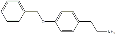 2-(4-(benzyloxy)phenyl)ethanamine 结构式
