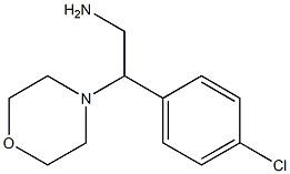 2-(4-chlorophenyl)-2-morpholinoethanamine,,结构式