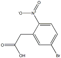2-(5-bromo-2-nitrophenyl)acetic acid Structure