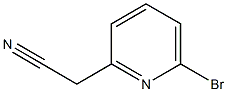 2-(6-bromopyridin-2-yl)acetonitrile,,结构式