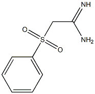 2-(phenylsulfonyl)acetamidine Structure