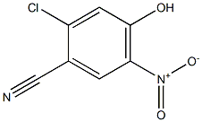 2-chloro-4-hydroxy-5-nitrobenzonitrile Struktur