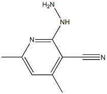 2-hydrazinyl-4,6-dimethylpyridine-3-carbonitrile|