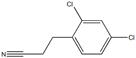 3-(2,4-dichlorophenyl)propanenitrile Structure