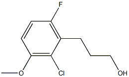 3-(2-chloro-6-fluoro-3-methoxyphenyl)propan-1-ol|