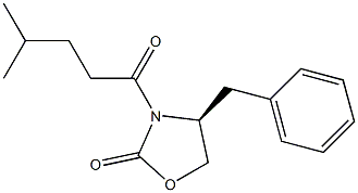 3-(3'-ISOPROPYL-1-OXOPROPYL)-4(S)-(1-PHENYLMETHYL)-2-OXAZOLIDINONE