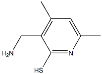 3-(aminomethyl)-4,6-dimethylpyridine-2-thiol 结构式
