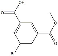 3-(methoxycarbonyl)-5-bromobenzoic acid Struktur