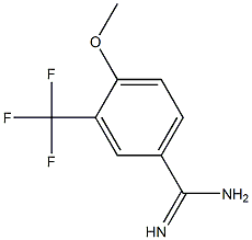 3-(trifluoromethyl)-4-methoxybenzamidine 结构式