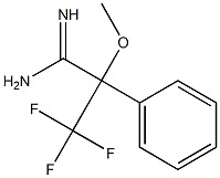 3,3,3-trifluoro-2-methoxy-2-phenylpropanamidine Structure