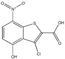 3-chloro-4-hydroxy-7-nitrobenzo[b]thiophene-2-carboxylic acid