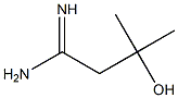 3-hydroxy-3-methylbutanamidine 化学構造式