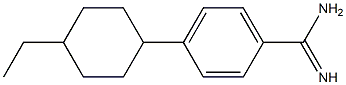 4-(4-ethylcyclohexyl)benzamidine Structure
