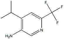 4-Isopropyl-6-trifluoromethyl-pyridin-3-ylamine Structure