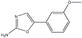 5-(3-METHOXY-PHENYL)-OXAZOL-2-YLAMINE Structure