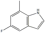 5-fluoro-7-methyl-1H-indole 结构式