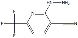 6-(trifluoromethyl)-2-hydrazinylpyridine-3-carbonitrile|