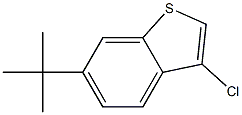 6-tert-butyl-3-chlorobenzo[b]thiophene Struktur