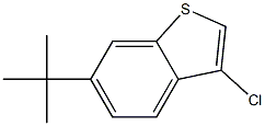 6-tert-butyl-3-chlorobenzo[b]thiophene Structure