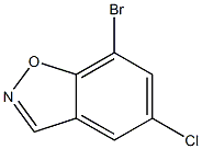 7-bromo-5-chlorobenzo[d]isoxazole,,结构式