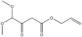 allyl 4,4-dimethoxy-3-oxobutanoate Structure
