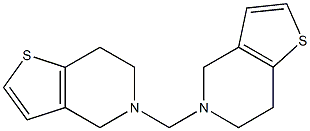 bis(6,7-dihydrothieno[3,2-c]pyridin-5(4H)-yl)methane 化学構造式