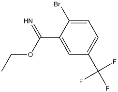 ethyl 2-bromo-5-(trifluoromethyl)benzoimidate Struktur