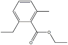 ethyl 2-ethyl-6-methylbenzoate Struktur