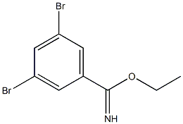 ethyl 3,5-dibromobenzimidate Struktur