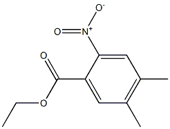 ethyl 4,5-dimethyl-2-nitrobenzoate Structure