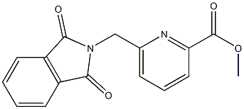 methyl 6-((1,3-dioxoisoindolin-2-yl)methyl)picolinate Structure