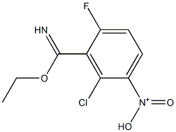 N-(2-chloro-3-(ethoxy(imino)methyl)-4-fluorophenyl)-N-oxohydroxylammonium Structure