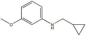 N-(cyclopropylmethyl)-3-methoxybenzenamine Struktur