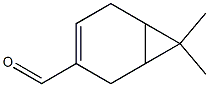 7,7-dimethylbicyclo[4.1.0]hept-3-ene-3-carbaldehyde 结构式