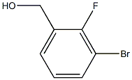 3-Bromo-2-fluorobenzyl alcohol Structure