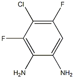 4-Chloro-1,2-diamino-3,5-difluorobenzene 化学構造式