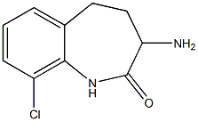 3-amino-9-chloro-1H,3H,4H,5H-benzo[f]azepin-2-one Structure