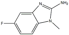 2-Amino-5-fluoro-1-methylbenzimidazole Structure