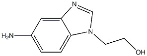 5-Amino-1-(2-hydroxyethyl)benzimidazole Structure