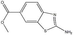 Methyl 2-aminobenzothiazole-6-carboxylate,,结构式