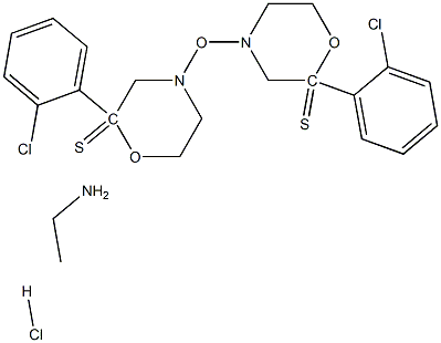 2-(2-Chlorophenyl)-2-Thiomorpholino-Oxide Ethanamine Hydrochloride,,结构式