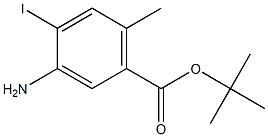 Tert-butyl (3-amino-4-iodo-6-methyl)benzoate Struktur