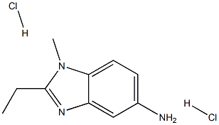 2-Ethyl-1-methyl-1H-benzoimidazol-5-ylaminedihydrochloride Struktur
