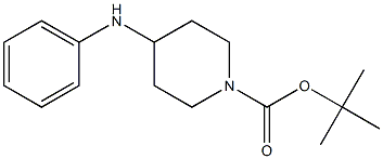 4-苯胺基-哌啶-1-碳酸叔丁酯,,结构式