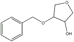 4-phenylmethoxyoxolan-3-ol 化学構造式