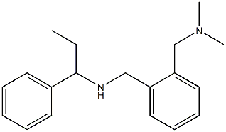 ({2-[(dimethylamino)methyl]phenyl}methyl)(1-phenylpropyl)amine Structure