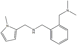 ({2-[(dimethylamino)methyl]phenyl}methyl)[(1-methyl-1H-pyrrol-2-yl)methyl]amine Structure