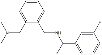 ({2-[(dimethylamino)methyl]phenyl}methyl)[1-(3-fluorophenyl)ethyl]amine